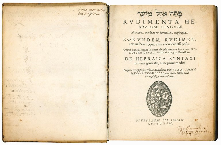 Rudimenta Hebraicae linguae, accurata methodo et brevitate conscripta. Eorundem rudimentorum …