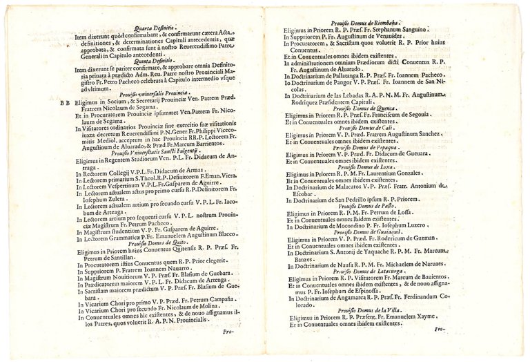 Sacr[a]e Congreg. Episcoporum, &amp; Regularium. Eminentissimo, &amp; Reverendissimo D. Card. …