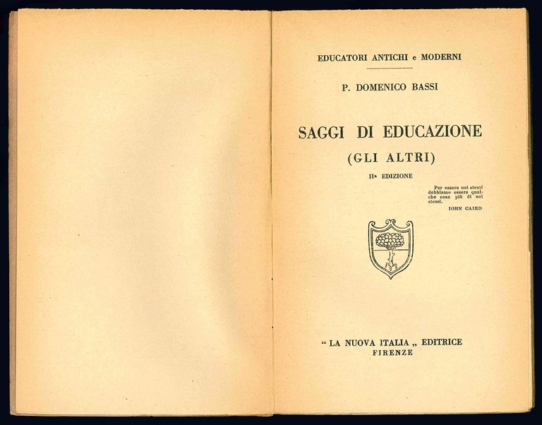 Saggi di educazione (gli altri). II^ edizione.