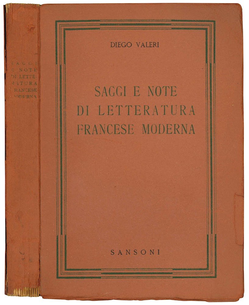 Saggi e note di letteratura francese moderna.