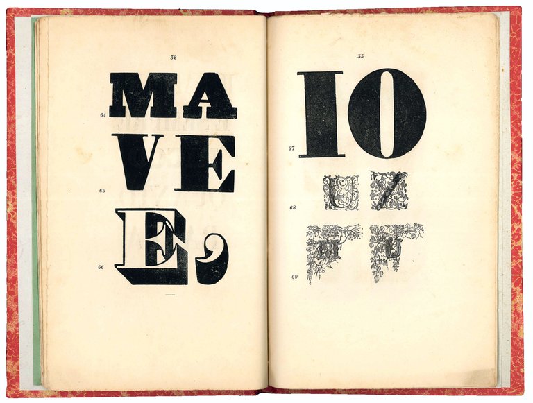 Saggio dei caratteri della Tipografia Galilejana e per incidenza cenni … | Immagine Gallery 1