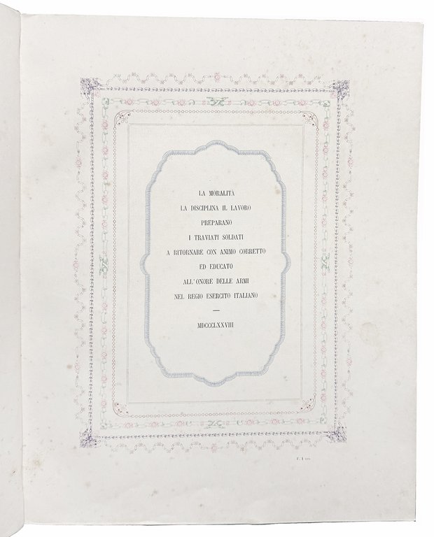 Saggio di lavori tipografici presentato dal Reclusorio Militare di Savona … | Immagine Gallery 5