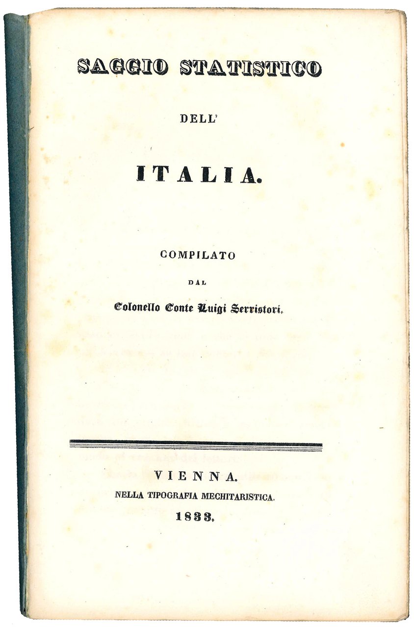 Saggio statistico dell'Italia