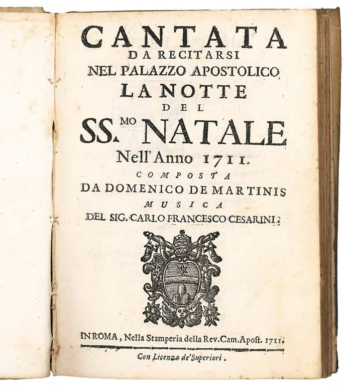 Sammelband of eight rare sacred cantatas and oratorios printed in …