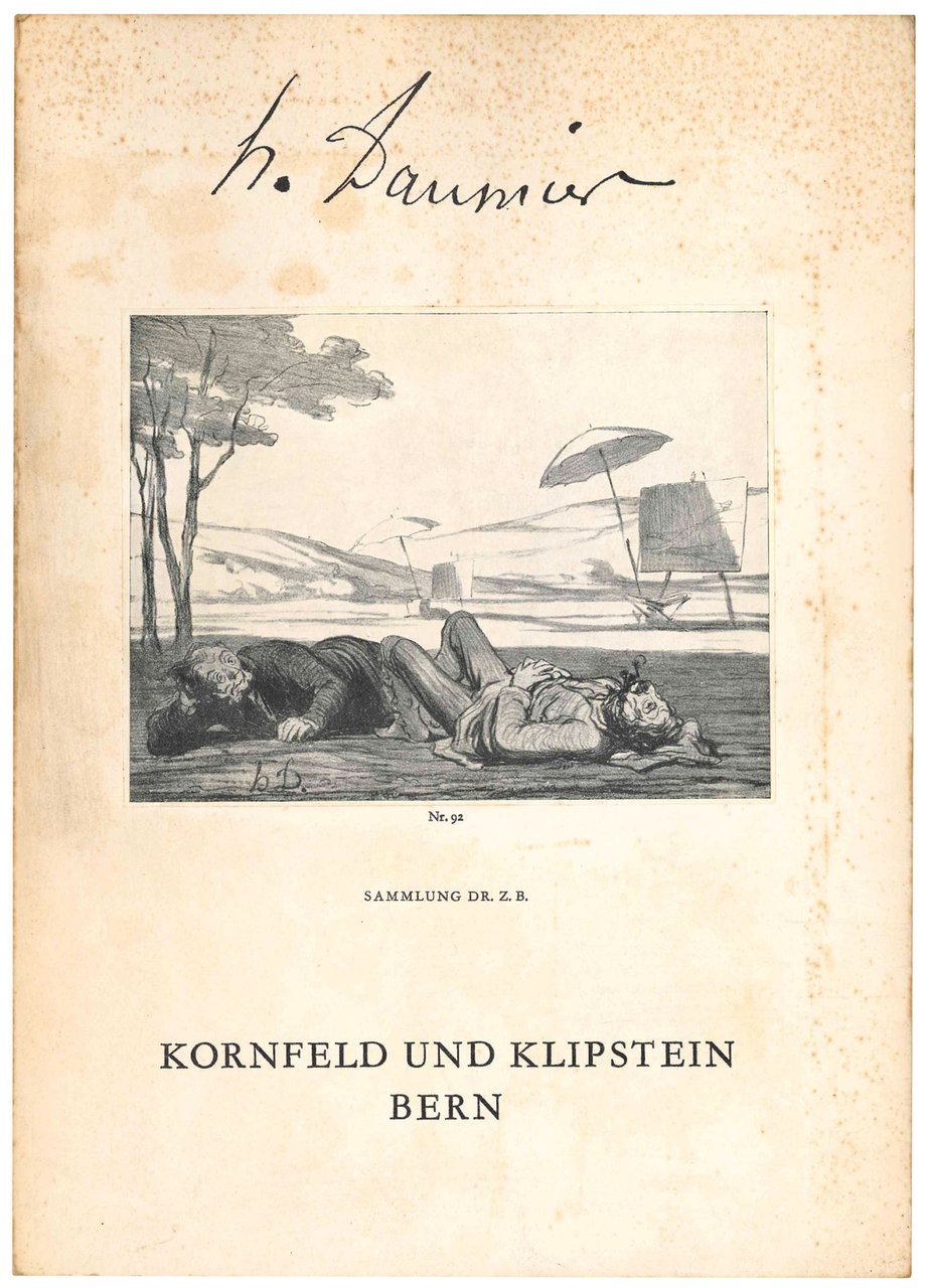Sammlung Honoré Daumier. Lithographien - Originalstein - Plastiken. Auktion 130. … | Immagine principale