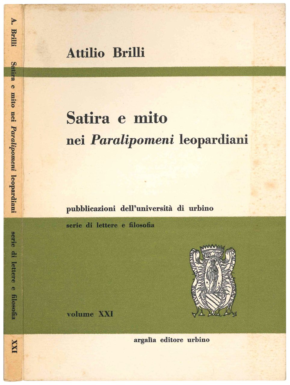 Satira e mito nei Paralipomeni leopardiani. | Immagine principale
