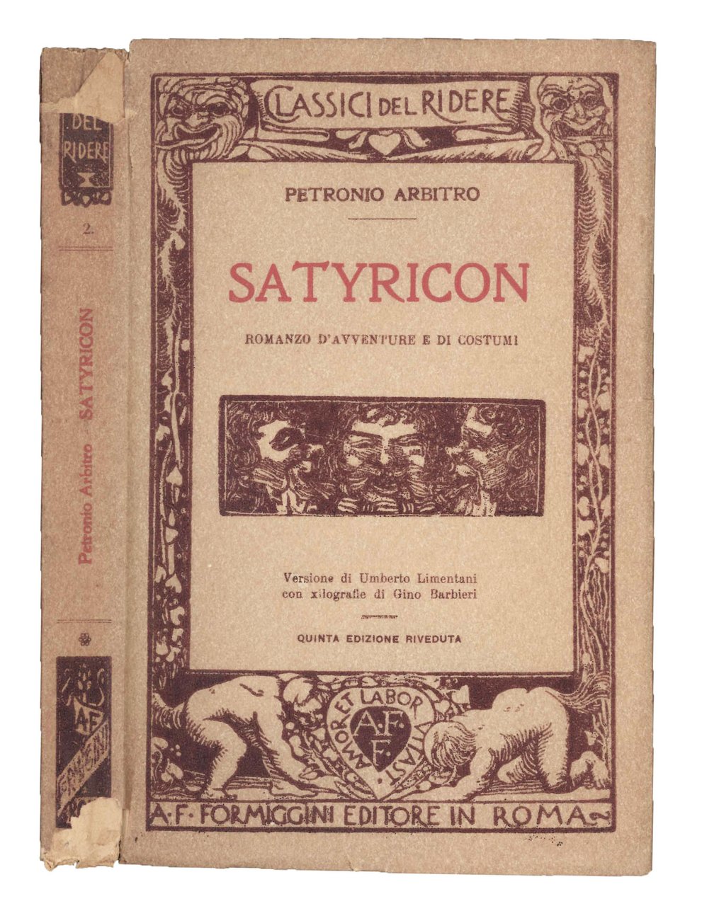 Satyricon. Romanzo d'avventure e di costumi. | Immagine principale