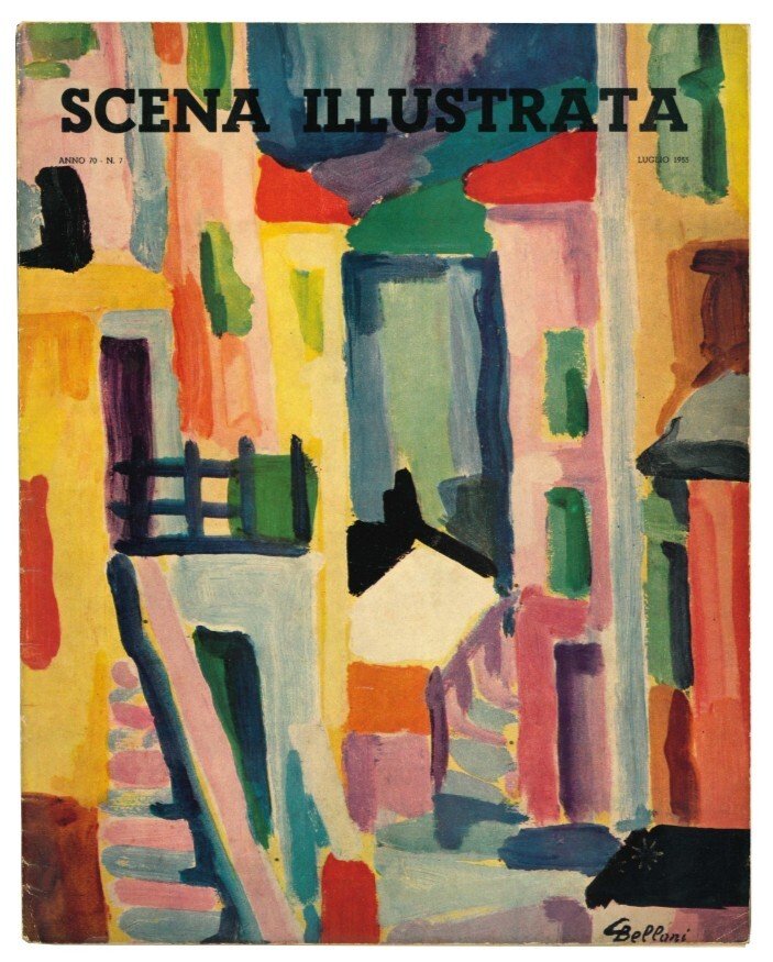 Scena illustrata. Anno 70, n. 7: Luglio 1955. Edizione di …