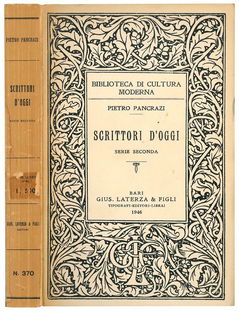 Scrittori d'oggi. Serie seconda.