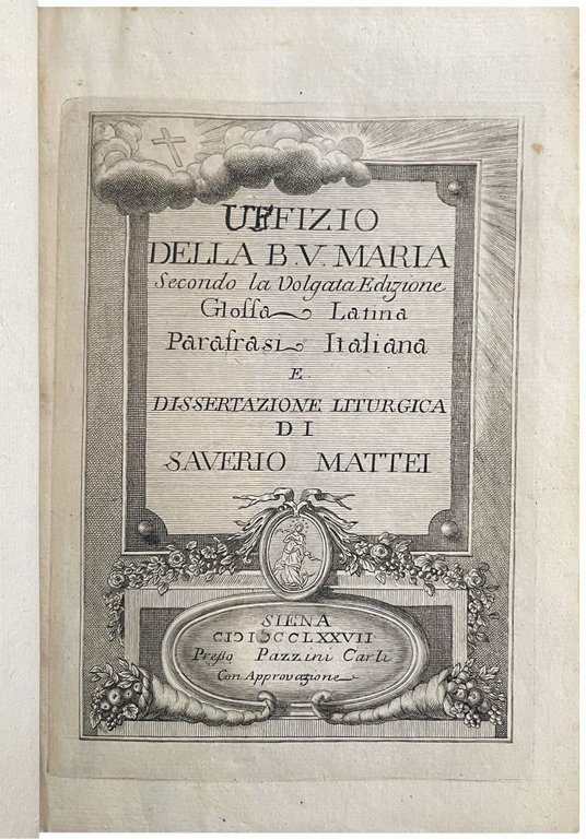 secondo la Volgata edizione glossa latina parafrasi italiana e Dissertazione …
