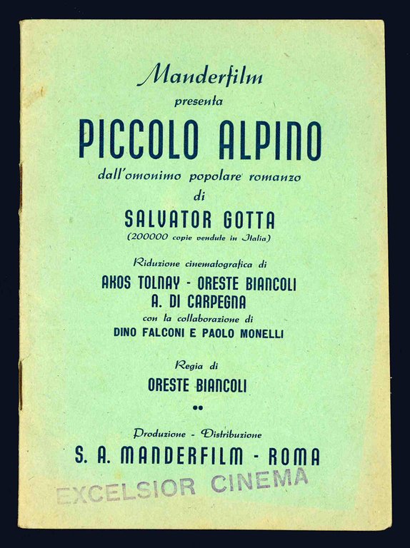 Sei rare pubblicazioni edite per promuovere l'uscita nelle sale cinematografiche …