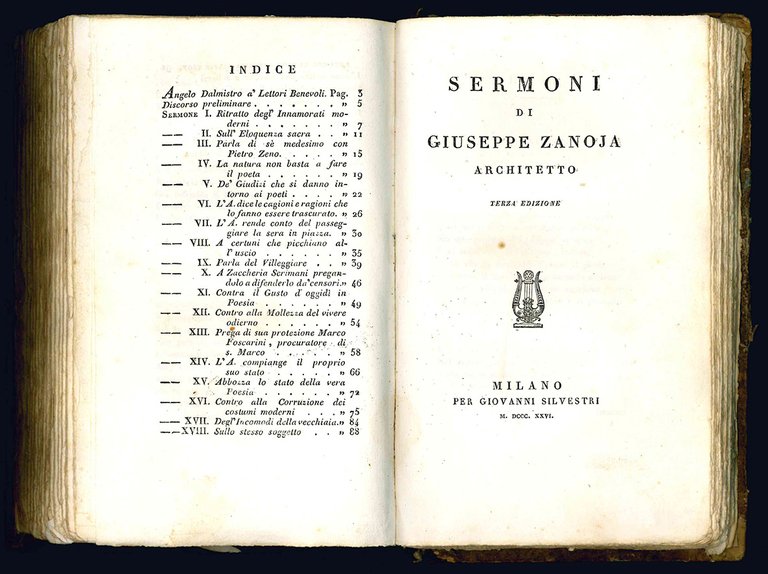 Sermoni di Ippolito Pindemonte, di Gasparo Gozzi, di Giuseppe Zanoja …