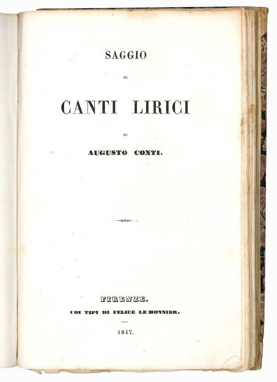 Sette libere parole di un italiano sulla Italia (Marzo 1849).