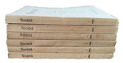 Società. Rivista bimestrale. 1954 annata completa dei 6 nr.; nr. … | Immagine Gallery 2