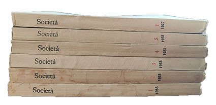 Società. Rivista bimestrale. 1954 annata completa dei 6 nr.; nr. … | Immagine Gallery 3