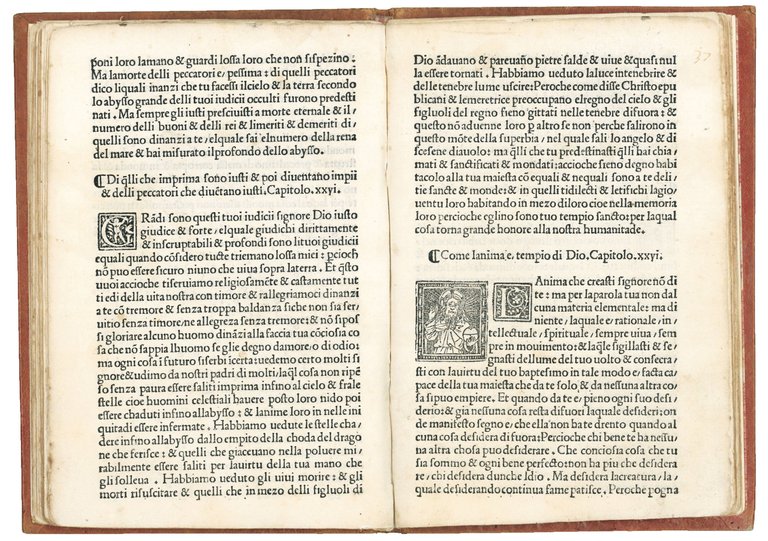 Soliloquii del Divo Padre Sancto Augustino volgari. Colophon: Impresso in …