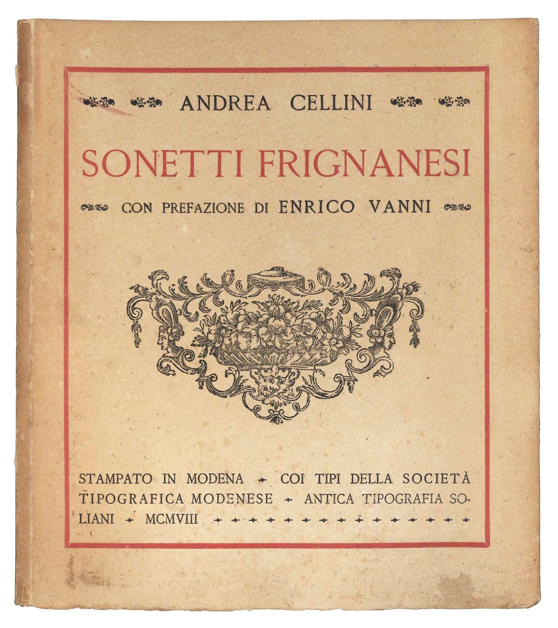 Sonetti frignanesi. | Immagine principale