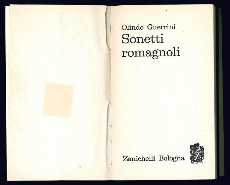 Sonetti romagnoli.