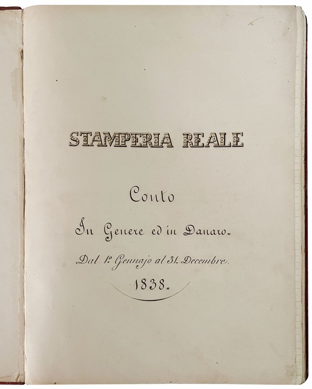Stamperia Reale-Napoli. Conto in Genere ed in Danaro dal 1^ … | Immagine Gallery 2