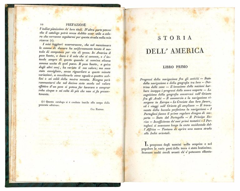 Storia dell'America di Guglielmo Robertson recata in italiano da A.P. …