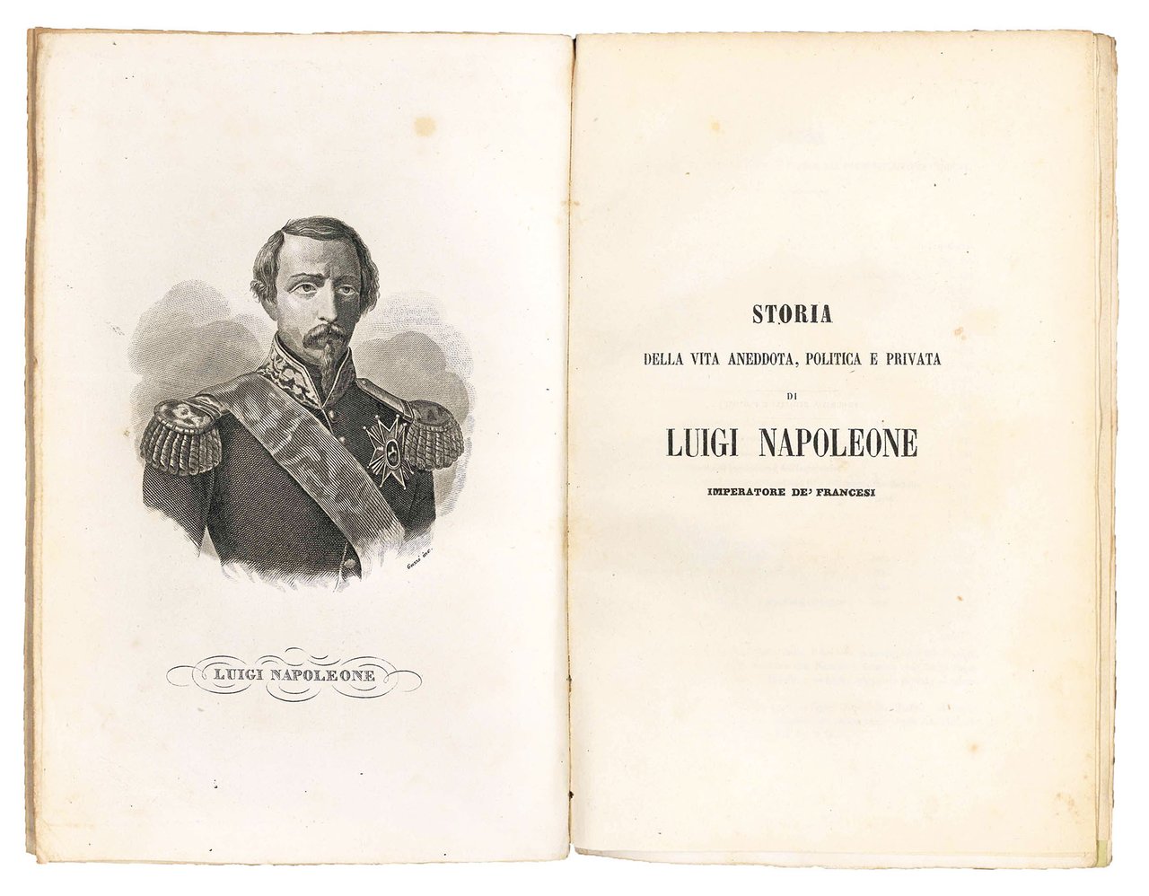 Storia di Luigi Napoleone. Voll. I e II. | Immagine principale