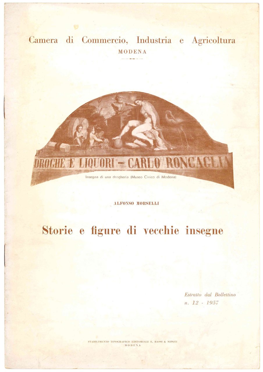 Storie e figure di vecchie insegne. Estratto dal Bollettino n. … | Immagine principale