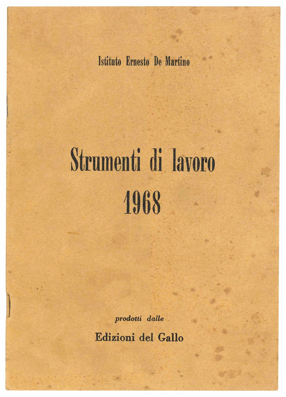 Strumenti di lavoro 1968. | Immagine principale