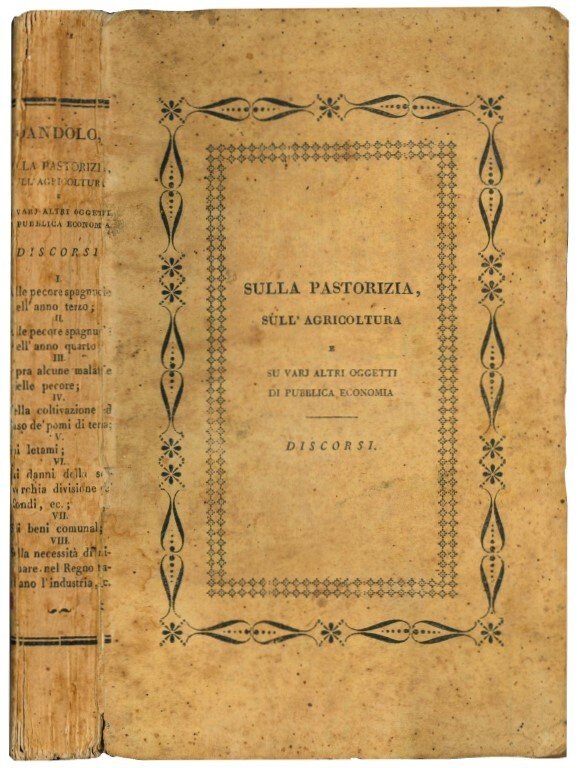 Sulla pastorizia, sull'agricoltura e su varj altri oggetti di pubblica …