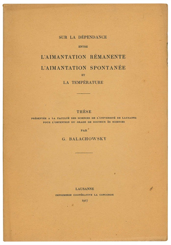 Sur la dépendance entre l'aimantation rémanente, l'aimantation spontanée et la …