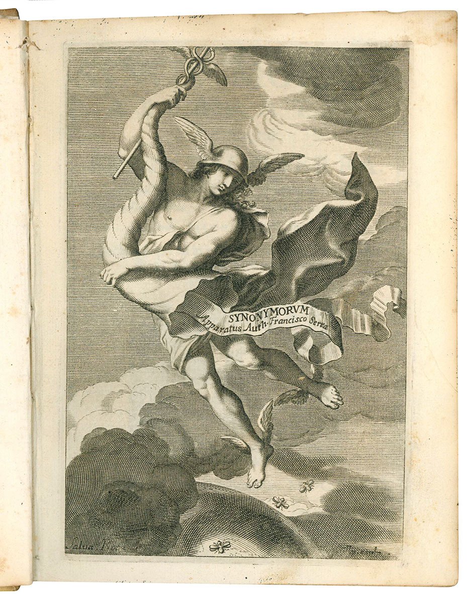 Synonymorum apparatus authore Francisco Serra. Opus ab auctore, dum viveret, …