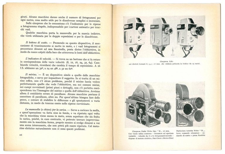 Tecnica del cinema a formato ridotto: ripresa e proiezione, organizzazione …