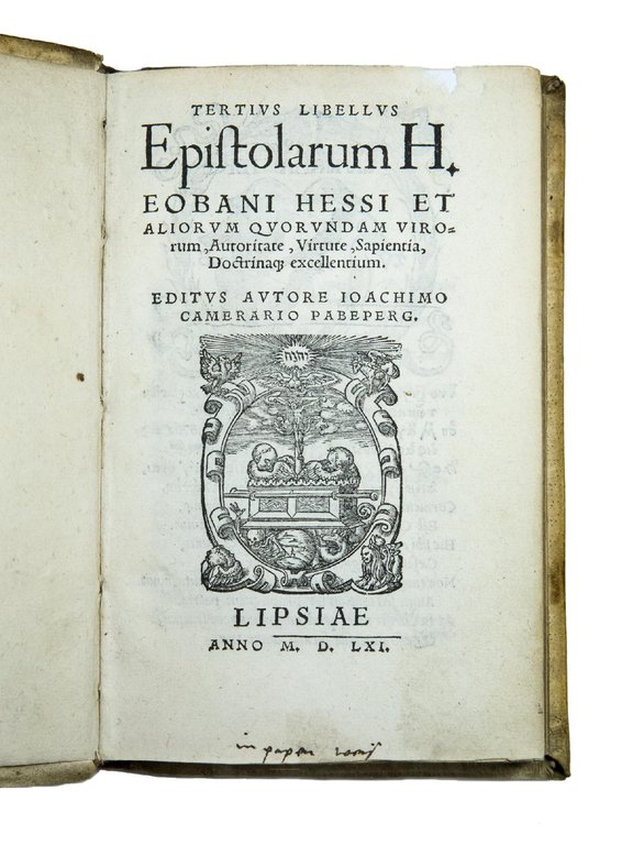 Tertius libellus epistolarum [...] et aliorum quorundam virorum, Auctoritate, Virtute, … | Immagine Gallery 1