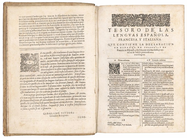 Tesoro de las tres lenguas francesa, italiana, y española. Thresor … | Immagine Gallery 3