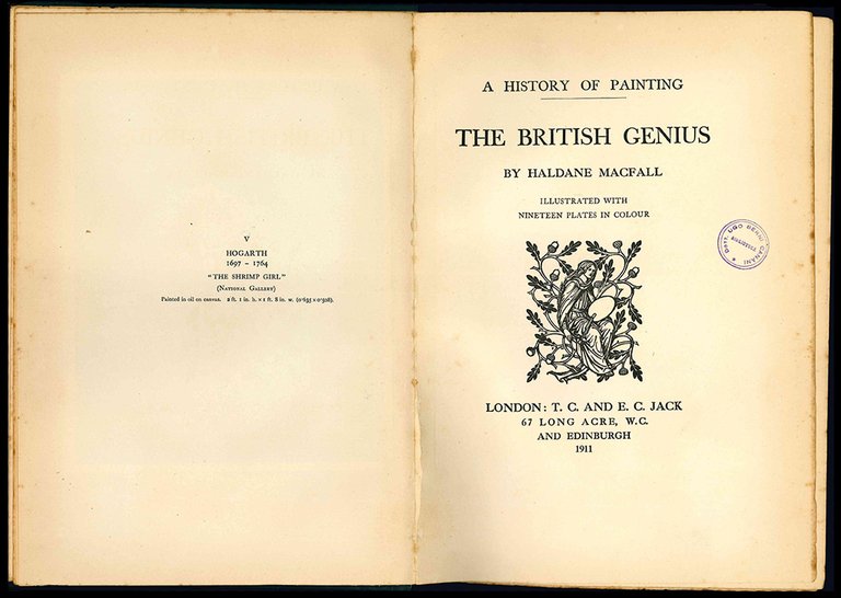 The British genius. Illustrated with nineteen plates in colour.
