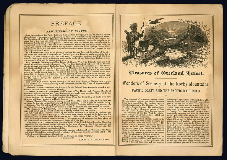 The Pacific Tourist. Williams' Illustrated Trans-Continental Guide of travel, from …