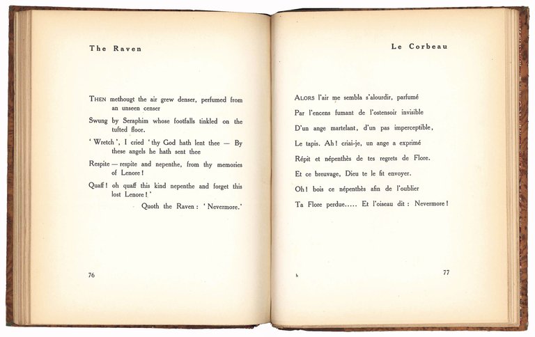 The Raven (Le Corbeau). Avec adaptation en vers de Marcelin … | Immagine Gallery 4