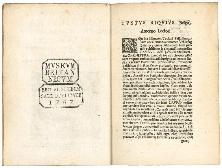 Theatri Romani orchestra Io. Baptistae Lauri Perusini dialogus de viris …