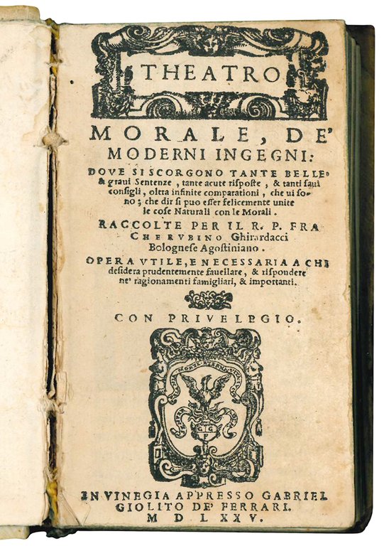 Theatro morale, de' moderni ingegni: dove si scorgono tante belle … | Immagine Gallery 1