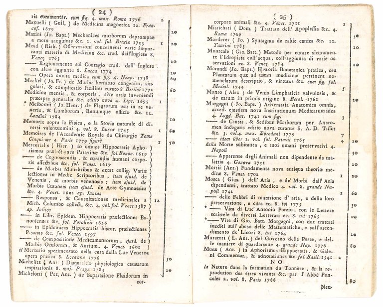 Three apparently unrecorded sales catalogues and prospectuses of Giuseppe Maria …