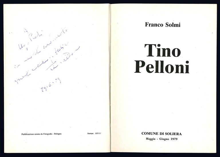 Tino Pelloni. Comune di Soliera. Maggio-Giugno 1979.