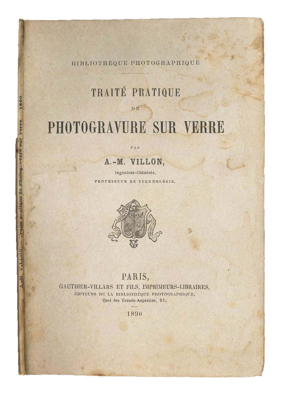 Traité pratique de photogravure sur verre. | Immagine principale