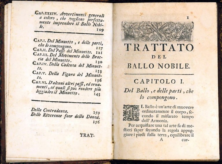 Trattato del ballo nobile di Giambatista Dufort indirizzato all'eccellenza delle …