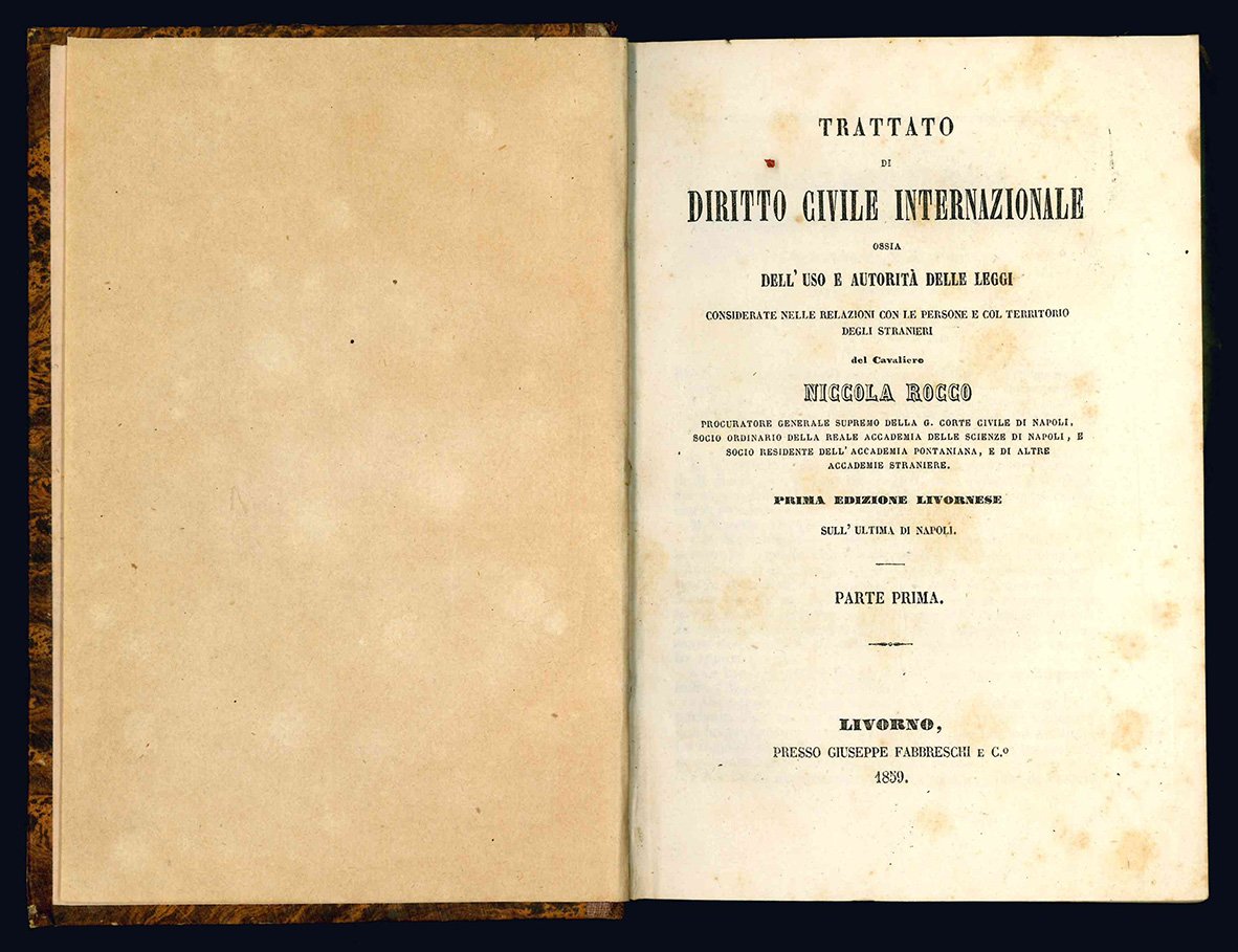 Trattato di diritto civile internazionale ossia dell'uso e autorità delle …