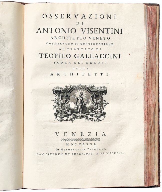 Trattato di Teofilo Gallaccini sopra gli errori degli architetti ora …
