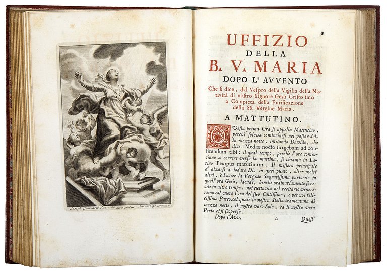 Uffizio della B. V. Maria per tutti i tempi dell'anno, …