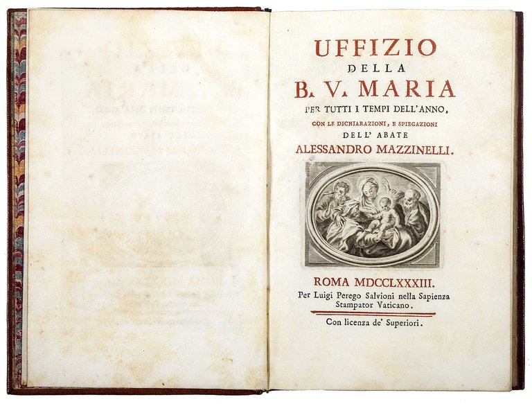 Uffizio della B. V. Maria per tutti i tempi dell'anno, …