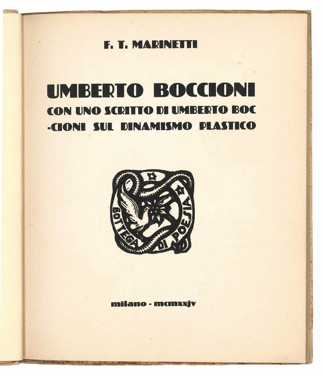 Umberto Boccioni. Con uno scritto di Umberto Boccioni sul dinamismo … | Immagine Gallery 3