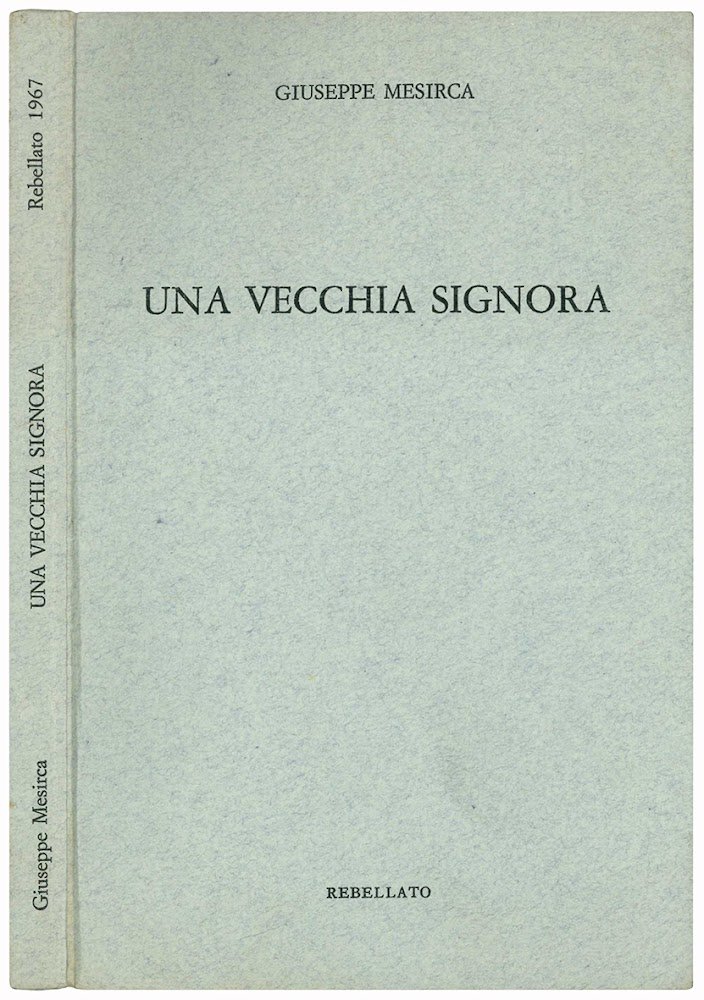 Una vecchia signora.