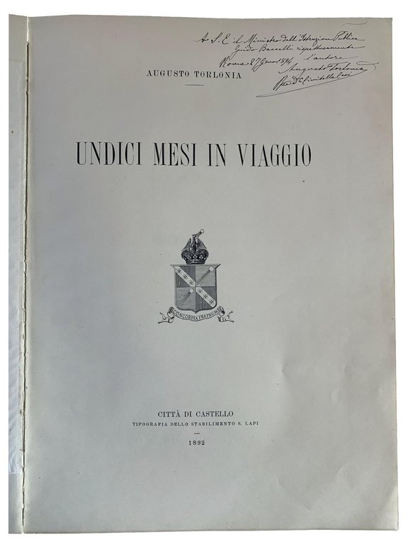 Undici mesi in viaggio