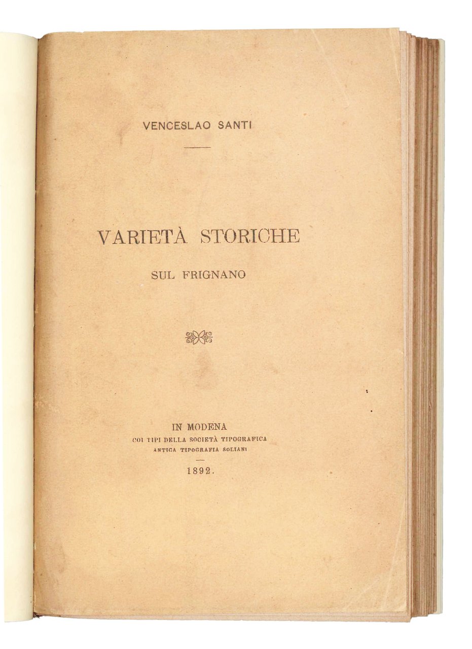 Varietà storiche sul Frignano. | Immagine principale